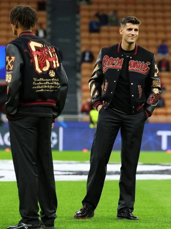 AC Milan black & White Jacket