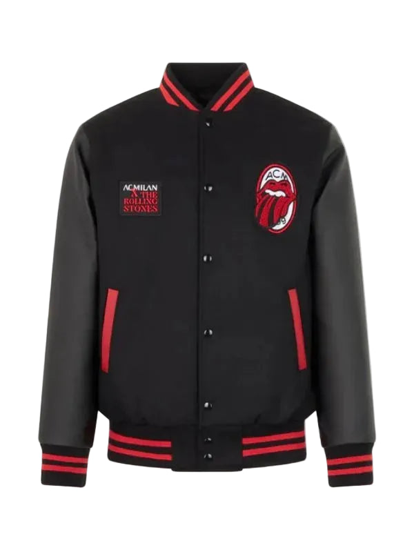 AC Milan x Rolling Stones Varsity Jacket