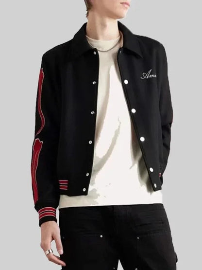 AMIRI Bones Varsity Jacket