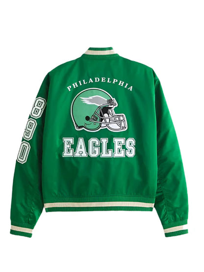 Abercrombie Eagles Varsity Bomber Jacket