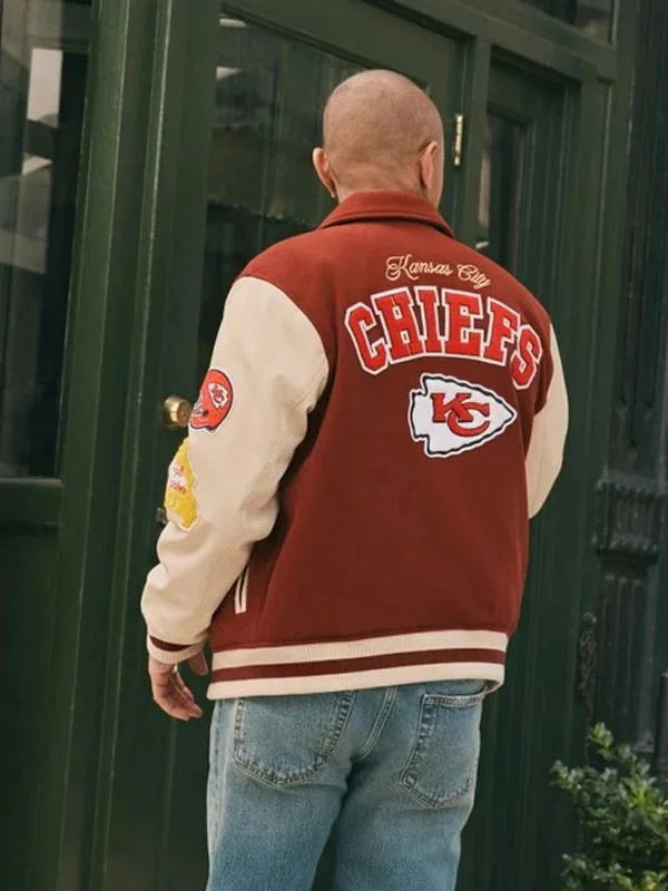 Abercrombie Kansas City Chiefs Varsity Bomber Jacket