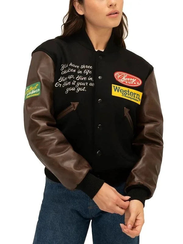 Cherry Rodeo Champ Varsity Jacket