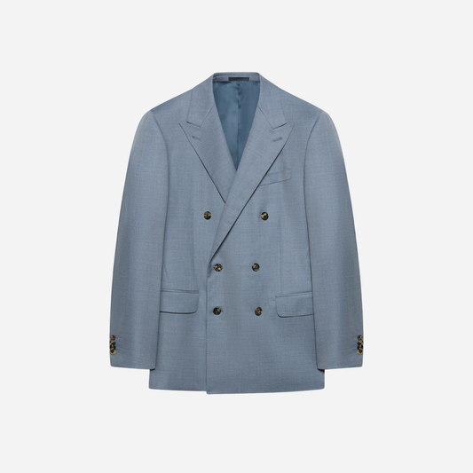 Cornflower-blue Macbeth Blazer in Zeelander wool