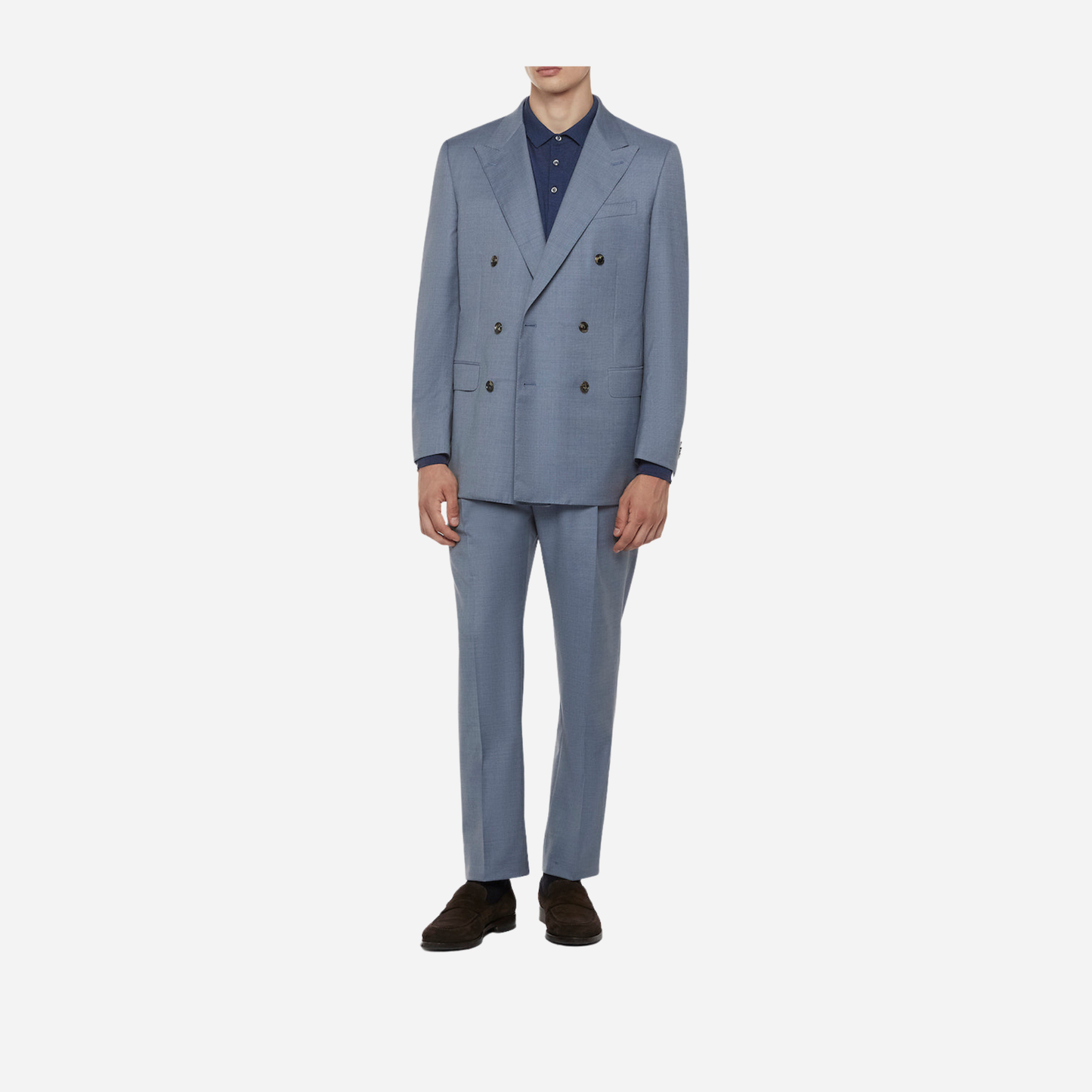 Cornflower-blue Macbeth Blazer in Zeelander wool
