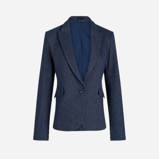 Editor Fitted One Button Blazer