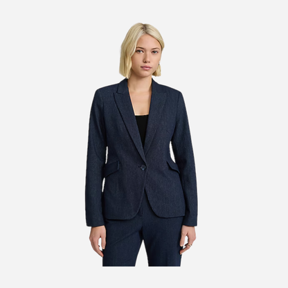 Editor Fitted One Button Blazer