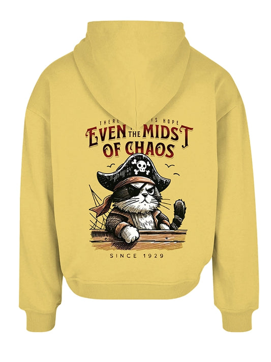 Even the Midst of Chaos Yellow Custom Hoodie