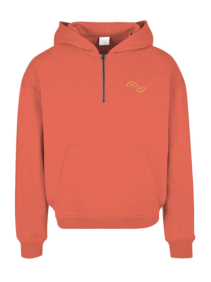 Keep Moving Forward Custom Hoodie – Orange Retro Motivational Pullover