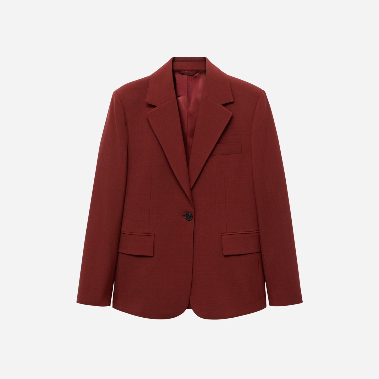 Straight-fit suit blazer