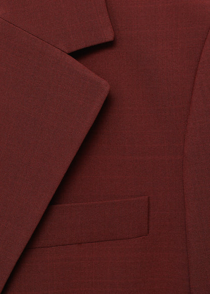 Straight-fit suit blazer