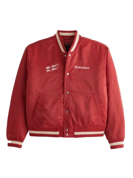 abercrombie budweiser varsity jacket